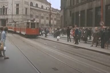 Місто Прага в 1968 році напередодні вторгнення військ Варшавського договору